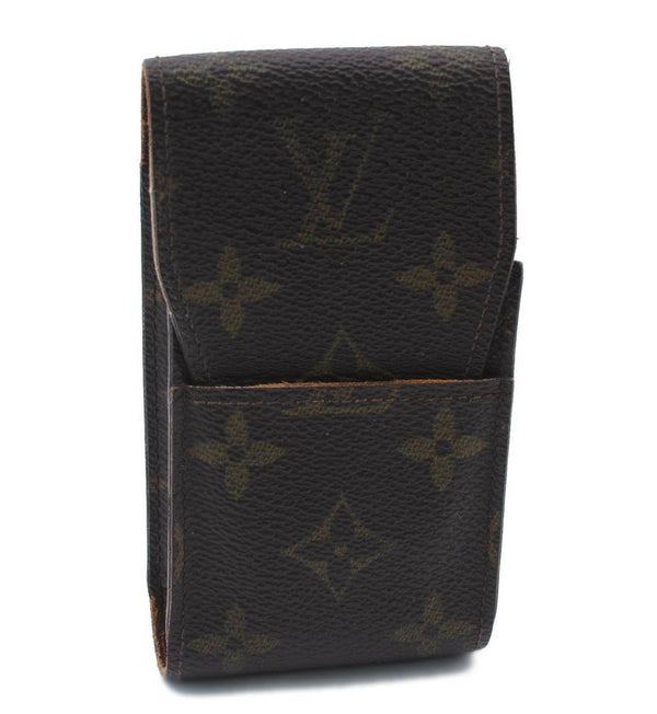 Authentic LOUIS VUITTON Monogram Etui Cigarette Case M63024 LV 4562C