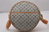 Auth Louis Vuitton Monogram Mini Jeanne GM Shoulder Cross Bag M92000 Blue 4562I