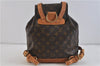 Authentic LOUIS VUITTON Monogram Montsouris MM Backpack M51136 LV 4563C