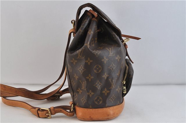 Authentic LOUIS VUITTON Monogram Montsouris MM Backpack M51136 LV 4563C