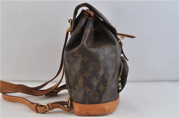 Authentic LOUIS VUITTON Monogram Montsouris MM Backpack M51136 LV 4563C