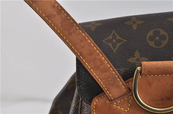 Authentic LOUIS VUITTON Monogram Montsouris MM Backpack M51136 LV 4563C