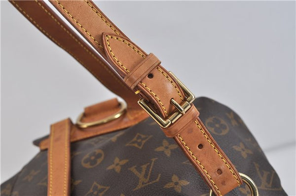 Authentic LOUIS VUITTON Monogram Montsouris MM Backpack M51136 LV 4563C