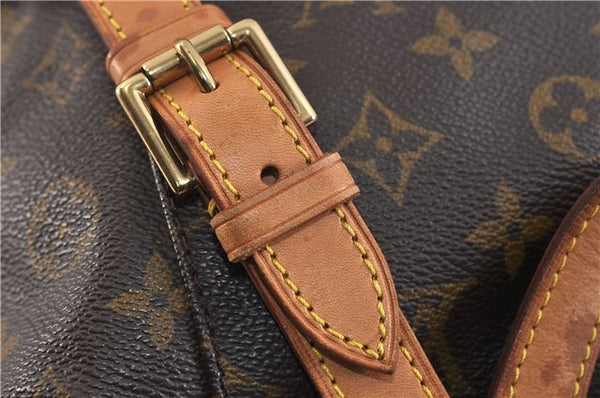 Authentic LOUIS VUITTON Monogram Montsouris MM Backpack M51136 LV 4563C