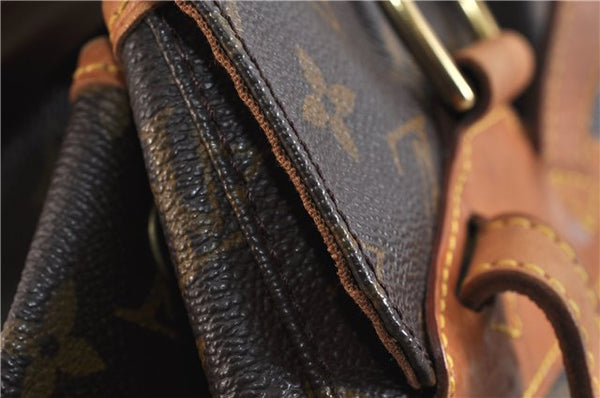 Authentic LOUIS VUITTON Monogram Montsouris MM Backpack M51136 LV 4563C