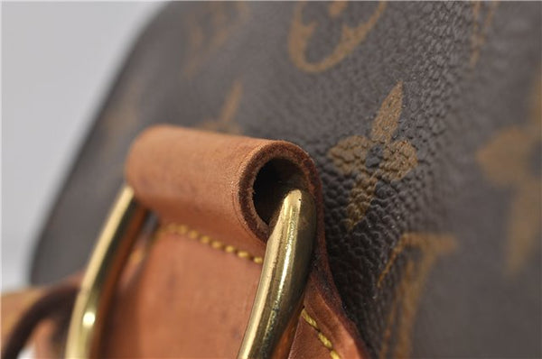 Authentic LOUIS VUITTON Monogram Montsouris MM Backpack M51136 LV 4563C