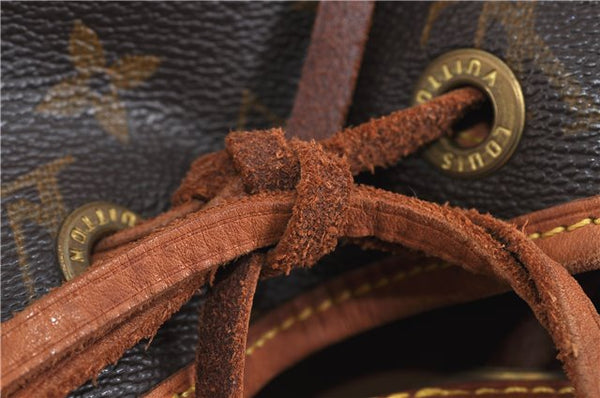 Authentic LOUIS VUITTON Monogram Montsouris MM Backpack M51136 LV 4563C