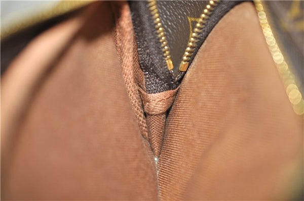 Authentic LOUIS VUITTON Monogram Montsouris MM Backpack M51136 LV 4563C