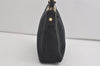 Authentic GUCCI Shoulder Hand Bag Purse GG Canvas Leather 146244 Black 4565I