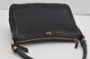 Authentic GUCCI Shoulder Hand Bag Purse GG Canvas Leather 146244 Black 4565I