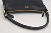 Authentic GUCCI Shoulder Hand Bag Purse GG Canvas Leather 146244 Black 4565I