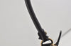 Authentic GUCCI Shoulder Hand Bag Purse GG Canvas Leather 146244 Black 4565I