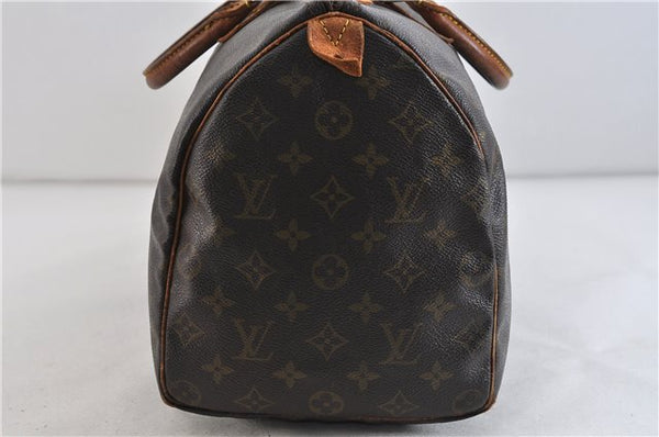 Authentic LOUIS VUITTON Monogram Speedy 35 Hand Bag Purse M41524 LV 4566C