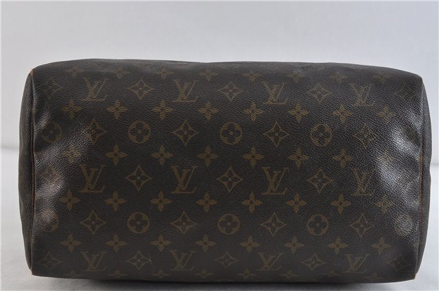 Authentic LOUIS VUITTON Monogram Speedy 35 Hand Bag Purse M41524 LV 4566C