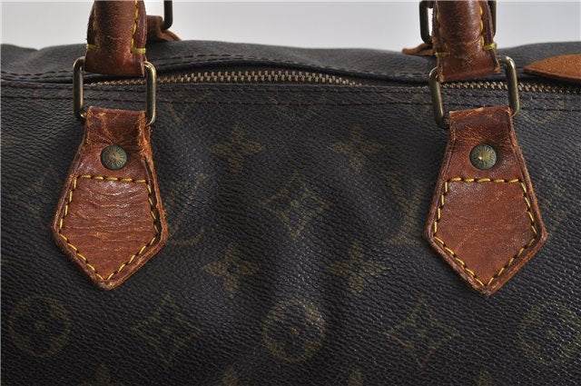 Authentic LOUIS VUITTON Monogram Speedy 35 Hand Bag Purse M41524 LV 4566C