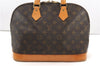 Authentic Louis Vuitton Monogram Alma Hand Bag Purse M51130 LV 4566F