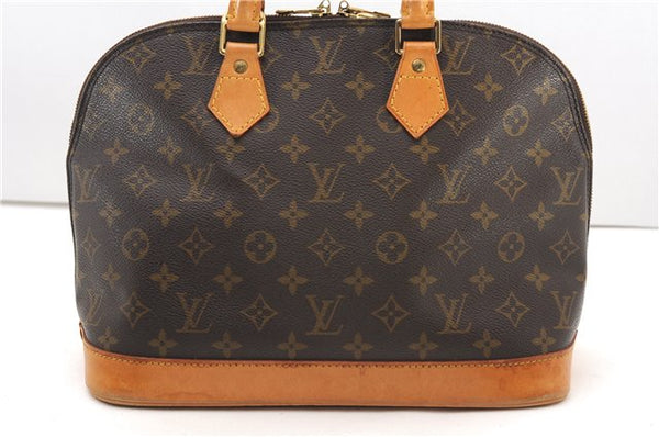 Authentic Louis Vuitton Monogram Alma Hand Bag Purse M51130 LV 4566F