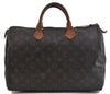 Authentic LOUIS VUITTON Monogram Speedy 35 Hand Bag Purse M41524 LV 4566C