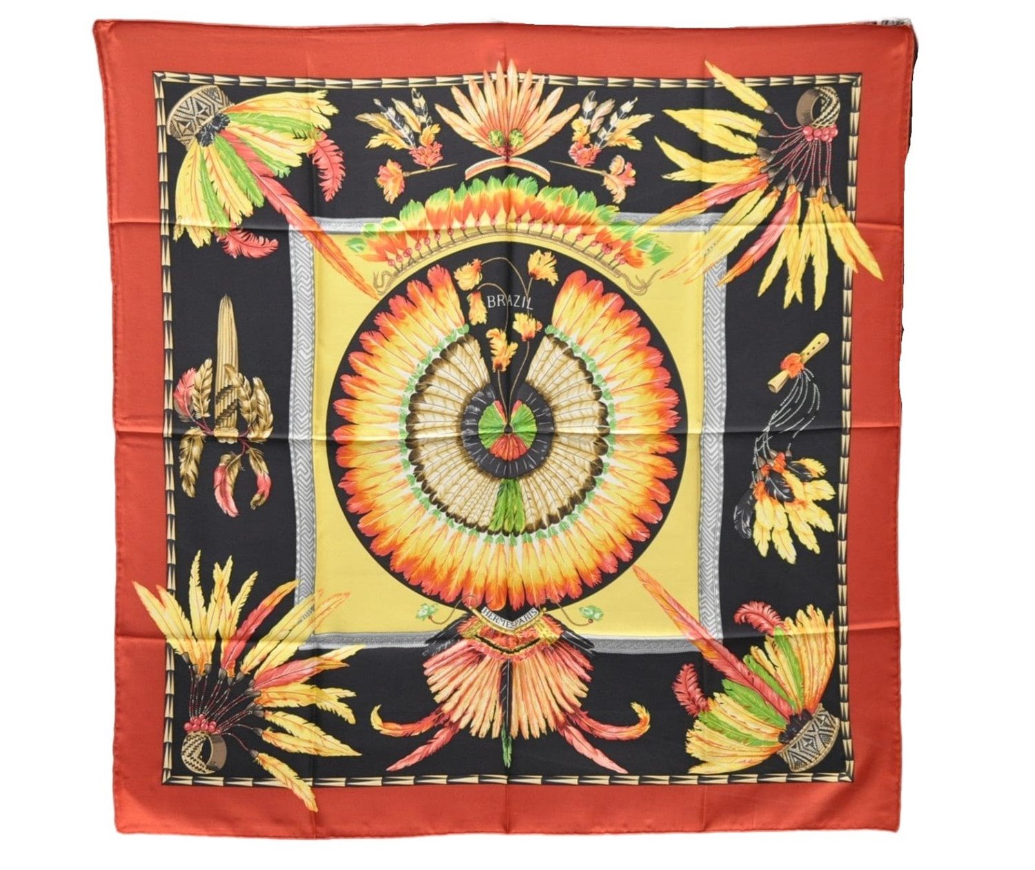 Authentic HERMES Carre 90 Scarf 