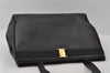 Authentic Salvatore Ferragamo Vara Shoulder Tote Bag Leather Black SF 4567I