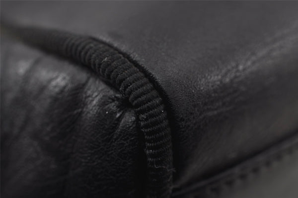 Authentic Salvatore Ferragamo Vara Shoulder Tote Bag Leather Black SF 4567I