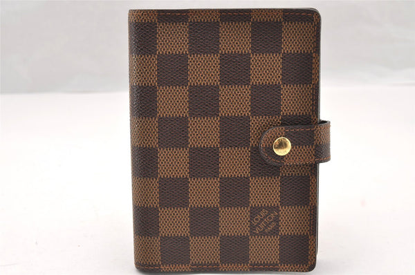 Authentic Louis Vuitton Damier Agenda PM Notebook Cover R20700 LV 4569I