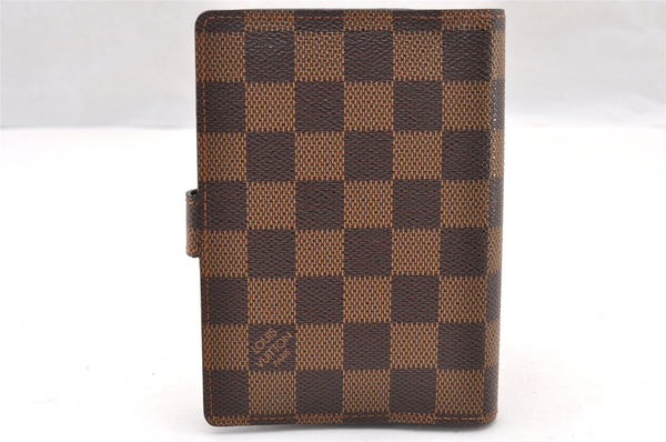 Authentic Louis Vuitton Damier Agenda PM Notebook Cover R20700 LV 4569I
