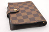 Authentic Louis Vuitton Damier Agenda PM Notebook Cover R20700 LV 4569I