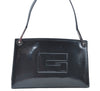 Authentic GUCCI Vintage Shoulder Hand Bag Purse Leather Black 4570H