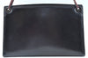 Authentic GUCCI Vintage Shoulder Hand Bag Purse Leather Black 4570H