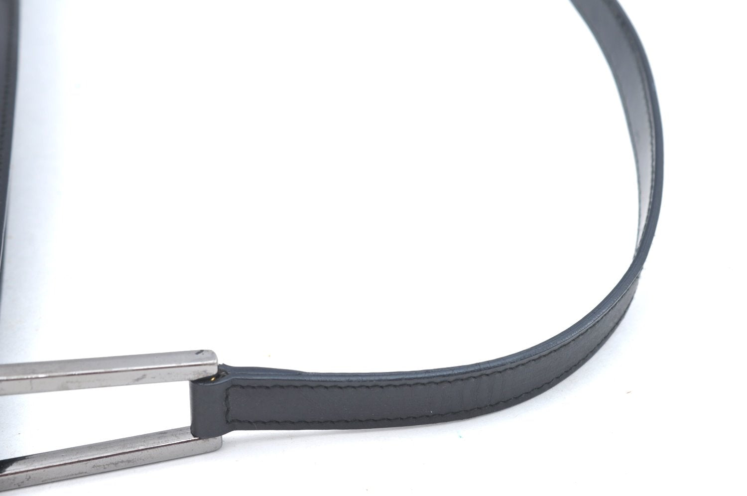 Authentic GUCCI Vintage Shoulder Hand Bag Purse Leather Black 4570H