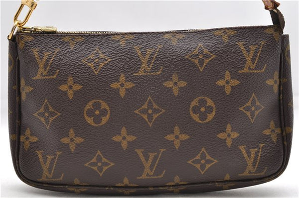 Authentic Louis Vuitton Monogram Pochette Accessoires Pouch M51980 LV 4571D
