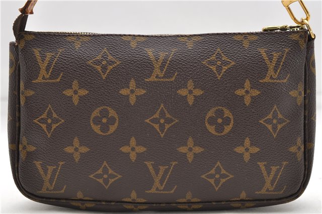 Authentic Louis Vuitton Monogram Pochette Accessoires Pouch M51980 LV 4571D