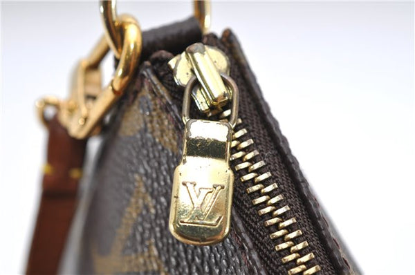 Authentic Louis Vuitton Monogram Pochette Accessoires Pouch M51980 LV 4571D