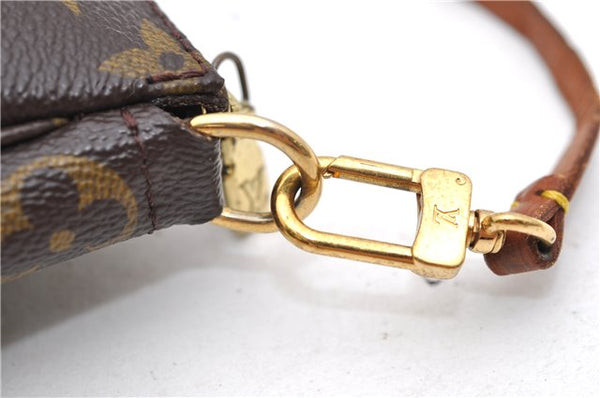 Authentic Louis Vuitton Monogram Pochette Accessoires Pouch M51980 LV 4571D