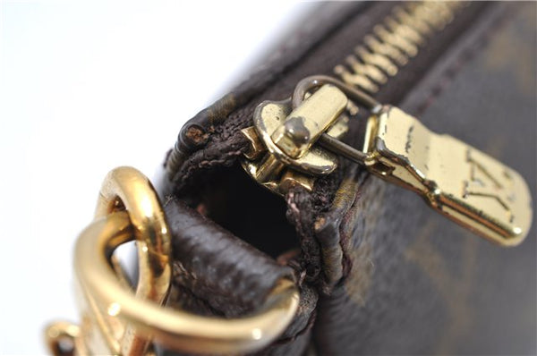 Authentic Louis Vuitton Monogram Pochette Accessoires Pouch M51980 LV 4571D