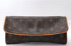 Authentic Louis Vuitton Monogram Pochette Twin GM Shoulder Bag M51852 LV 4571E