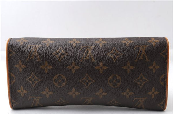 Authentic Louis Vuitton Monogram Pochette Twin GM Shoulder Bag M51852 LV 4571E