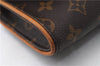 Authentic Louis Vuitton Monogram Pochette Twin GM Shoulder Bag M51852 LV 4571E