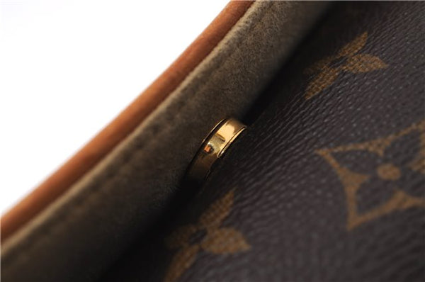 Authentic Louis Vuitton Monogram Pochette Twin GM Shoulder Bag M51852 LV 4571E