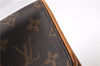 Authentic Louis Vuitton Monogram Pochette Twin GM Shoulder Bag M51852 LV 4571E