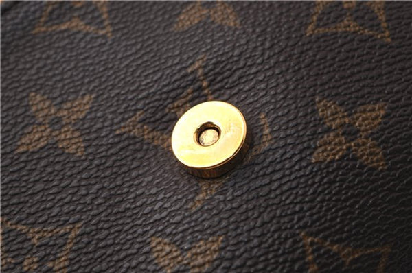 Authentic Louis Vuitton Monogram Pochette Twin GM Shoulder Bag M51852 LV 4571E