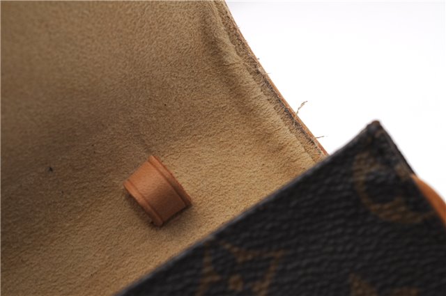 Authentic Louis Vuitton Monogram Pochette Twin GM Shoulder Bag M51852 LV 4571E