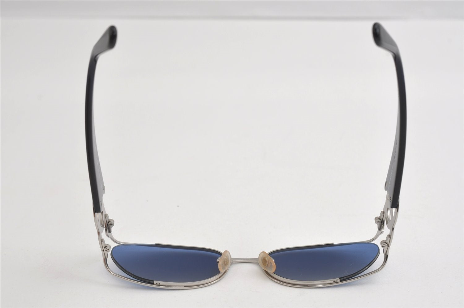 Authentic CHANEL Vintage Sunglasses CoCo Mark Plastic 4023 Blue 4571I