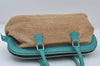Authentic FENDI Selleria Shoulder Hand Bag Purse Straw Leather Beige 4573I