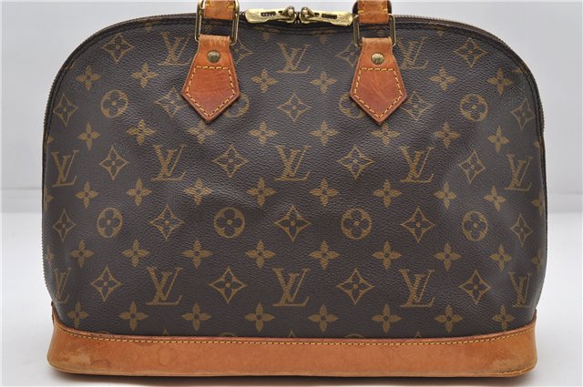 Authentic Louis Vuitton Monogram Alma Hand Bag M51130 LV 4577D
