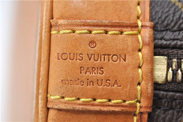 Authentic Louis Vuitton Monogram Alma Hand Bag M51130 LV 4577D