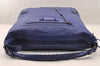 Authentic BALENCIAGA Classic The Day Shoulder Hand Bag Leather 140442 Blue 4577I