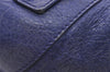 Authentic BALENCIAGA Classic The Day Shoulder Hand Bag Leather 140442 Blue 4577I