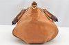 Authentic Chloe Ethel 2Way Shoulder Cross Body Hand Bag Leather Brown 4578I